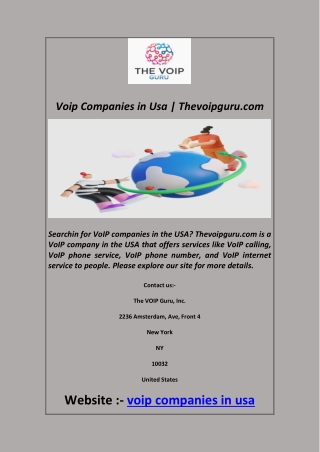 Voip Companies in Usa | Thevoipguru.com