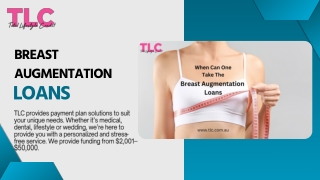 When Can One Take The Breast Augmentation Loans