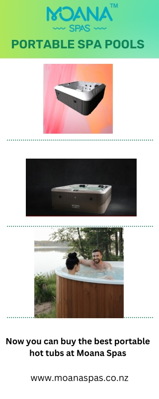 Get Portable Spa Pools in New Zealand