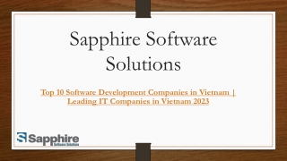 Top 10 Software Development Companies in Vietnam  Leading IT Companies in Vietnam 2023