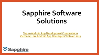 Top 10 Android App Development Companies in Vietnam  Hire Android App Developers Vietnam 2023