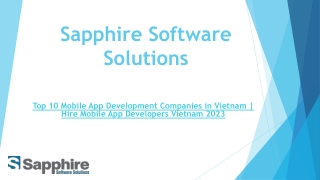 Top 10 Mobile App Development Companies in Vietnam  Hire Mobile App Developers Vietnam 2023