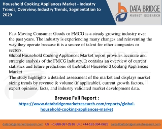 Household Cooking Appliances Market