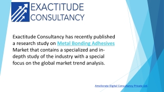 Metal Bonding Adhesives Market