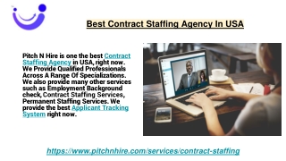 Best Contract Staffing Agency In USA