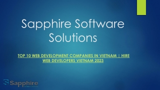 Top 10 Web Development Companies in Vietnam  Hire Web Developers Vietnam 2023