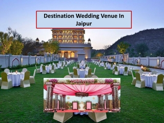 Best Destination Wedding Venue In Jaipur