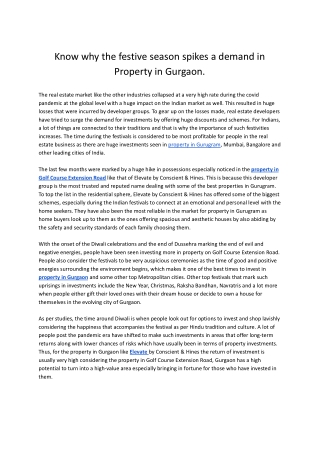 Know why the festive season spikes a demand in Property in Gurgaon.docx (1)