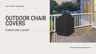 Buy Outdoor Chair Covers at The Cover Company