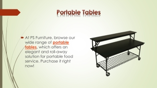 Portable Tables 1