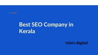 Best SEO Company in Kerala