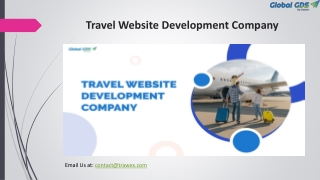 Travel Website Development Company