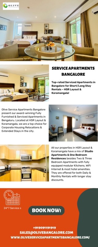 SERVICE APARTMENTS Bangalore