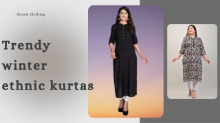 Trending kurtas to add to your winter ethnic collection