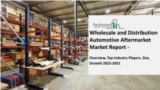 Wholesale and Distribution Automotive Aftermarket Market