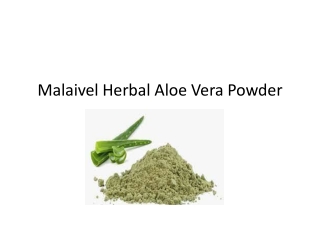 Aloe Vera Powder