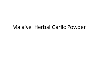 Garlic Powder