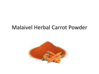 Carrot Powder