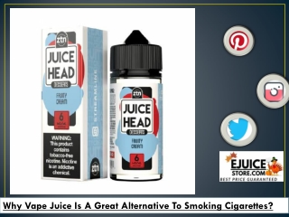 Why Vape Juice Is A Great Alternative To Smoking Cigarettes