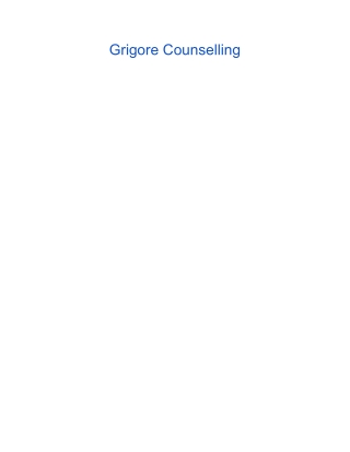 Grigore Counselling