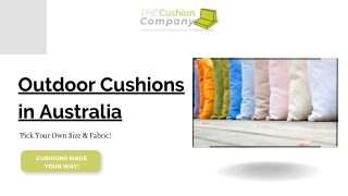 Outdoor Cushions in Australia