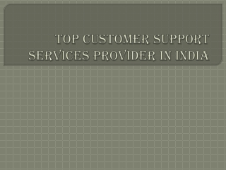 Cloudshope_Top Customer Support Services Provider in India