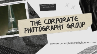 Industrial Photographer - The Corporate Photography Group