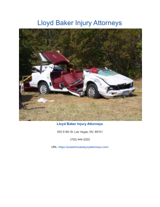 Lloyd Baker Injury Attorneys