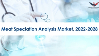 Meat Speciation Analysis Market Key Players Forecast to 2028