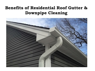 Residential Gutter Cleaning Geelong