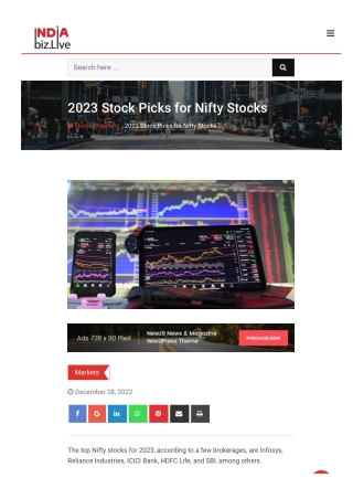 2023 Stock Picks for Nifty Stocks 