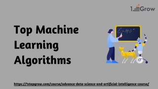 top machine learning algorithms