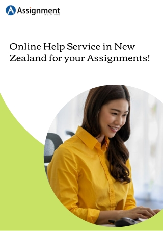 Online Assignment Help Service in New Zealand