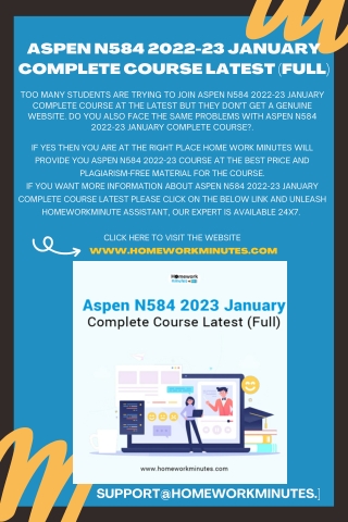 Aspen N584 2022-23 January Complete Course Latest (Full)