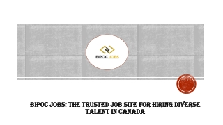 BIPOC Jobs The Trusted Job Site for Hiring Diverse Talent in Canada