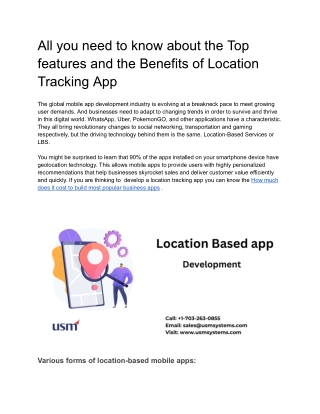 location tracking app - Google Docs