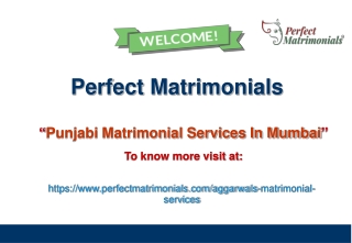 Punjabi Matrimonial Services In Mumbai