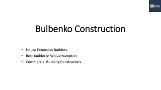 House Extension Builders