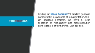 Black Femdom  Blackgirlfetish.com