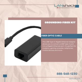 USB Type C to Gig Ethernet Adapter