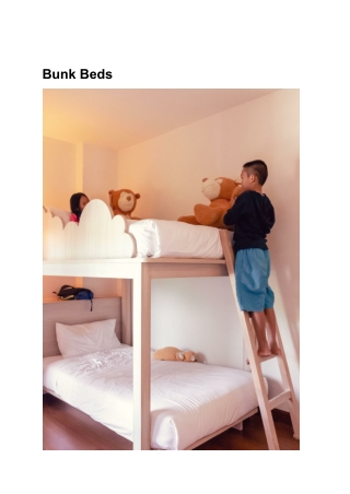 Bunk Beds Are A Space-saving Solution, Especially When Compared To Having Two Single Beds