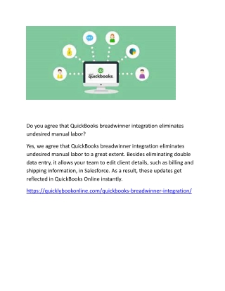 Do you agree that QuickBooks breadwinner integration eliminates undesired manual