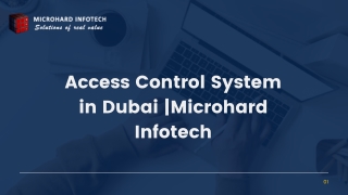 Access Control System in Dubai