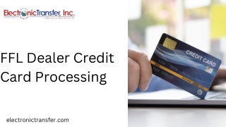 FFL Dealer Credit Card Processing