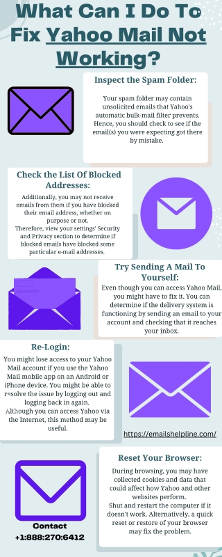 What Can I Do To Fix Yahoo Mail Not Working
