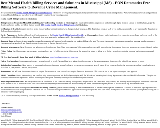 Mental Health Billing Services in Mississippi (1)