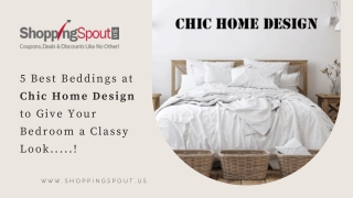 5 Best Beddings at Chic Home Design to Give Your Bedroom a Classy Look
