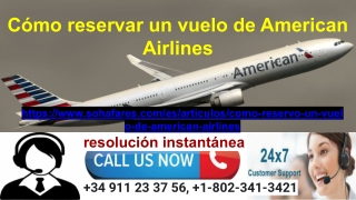 Cómo reservar un vuelo de American Airlines