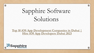 Top 10 iOS App Development Companies in Dubai  Hire iOS App Developers Dubai 2023