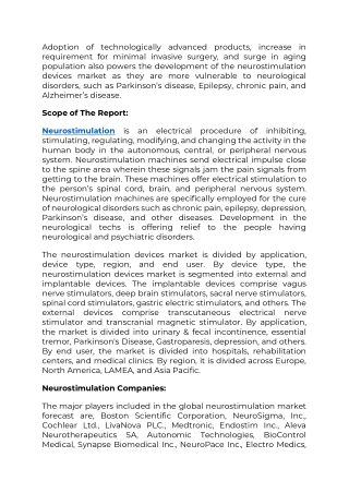 Neurostimulation Market